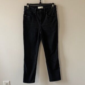 Madewell Stovepipe Black Jeans 27P